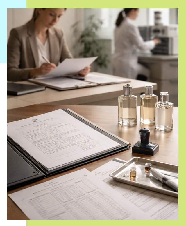 Сертификация парфюмерии в Кстове от 15276 р. | Алешин-Ксв