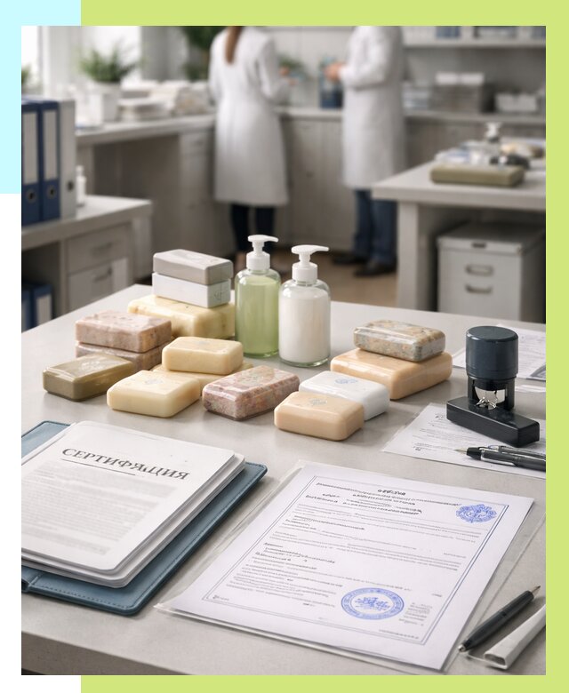 Сертификация мыла и сертификат на мыло в Кстове от 12221 | Алешин-Ксв