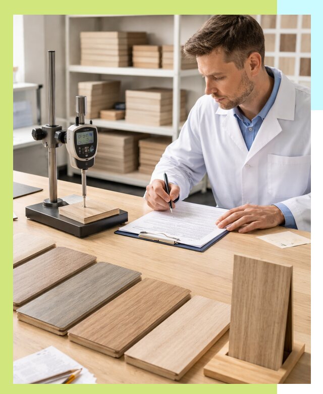 Сертификация ламината с испытаниями и оформлением документов в Кстове