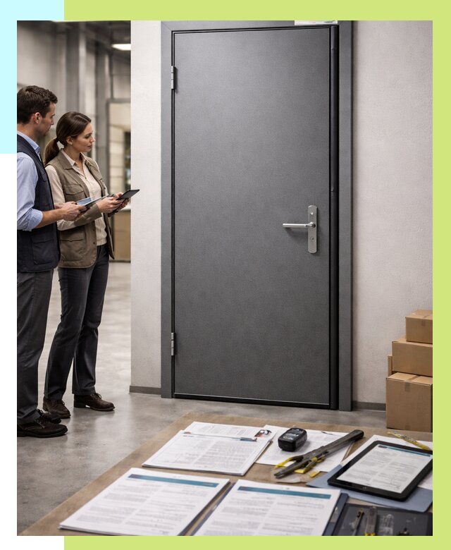 Сертификация противопожарных дверей в Кстове от 9166 р. | Алешин-Ксв