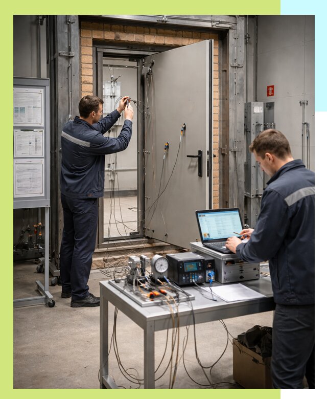 Сертификация противопожарных дверей в Кстове по ГОСТ и ТР