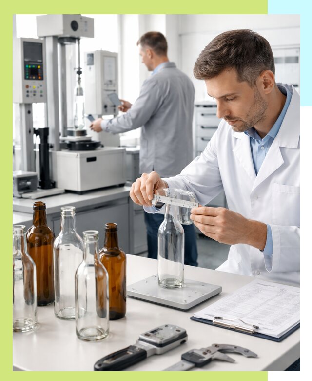 Сертификация стеклянных бутылок и сопутствующей упаковки в Кстове