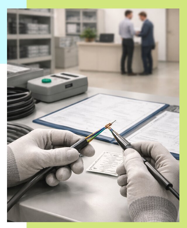 Сертификация провода в Кстове от 18331 р. в Алешин-Ксв