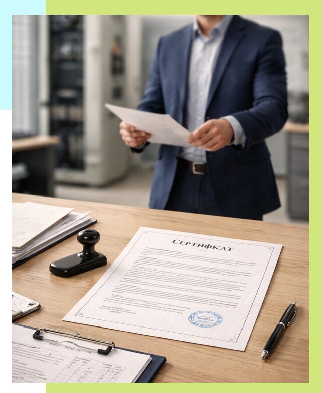 Сертификат на оборудование в Кстове от 15276 р. | Алешин-Ксв