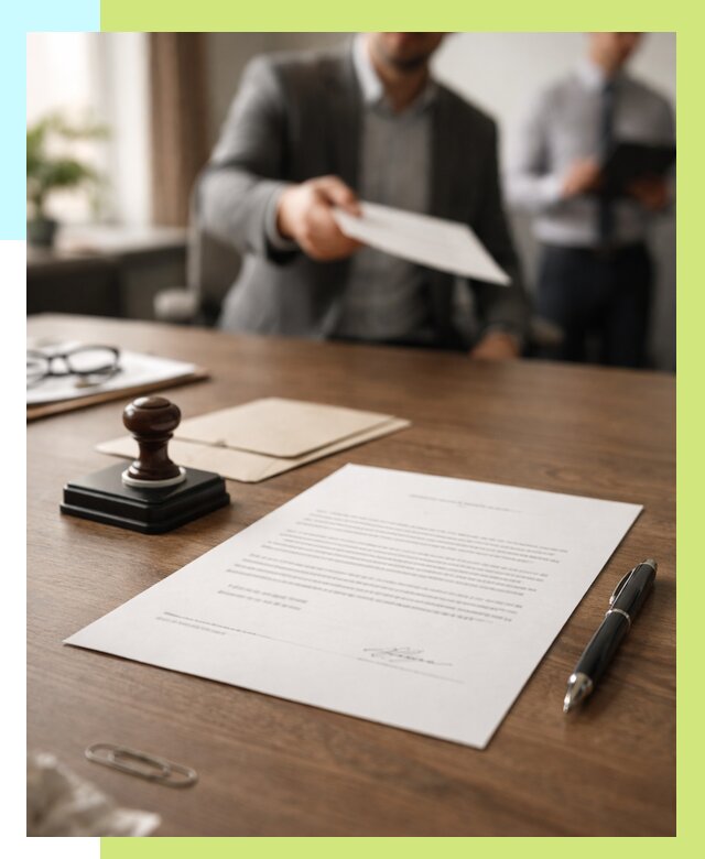 Отказное письмо по сертификации в Кстове от 3564 р. | Алешин-Ксв