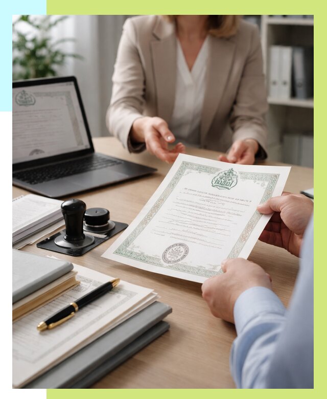 Халяль сертификат в Кстове, получить от 15276 р. | Алешин-Ксв