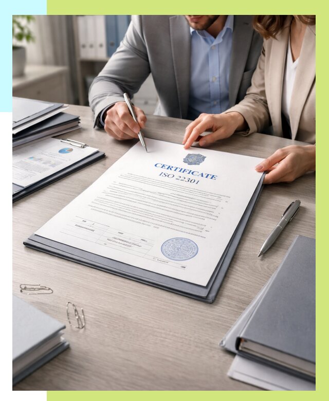 Сертификат ISO 22301 в Кстове от 45828 р. | Алешин-Ксв срочно