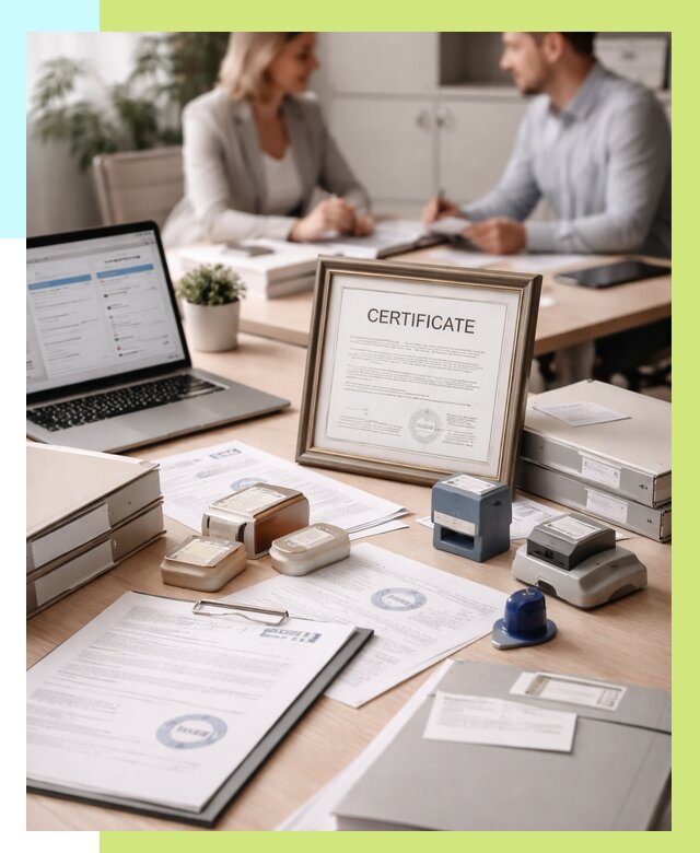 Сертификация компании в Кстове от 45828 р. | Алешин-Ксв — заказ